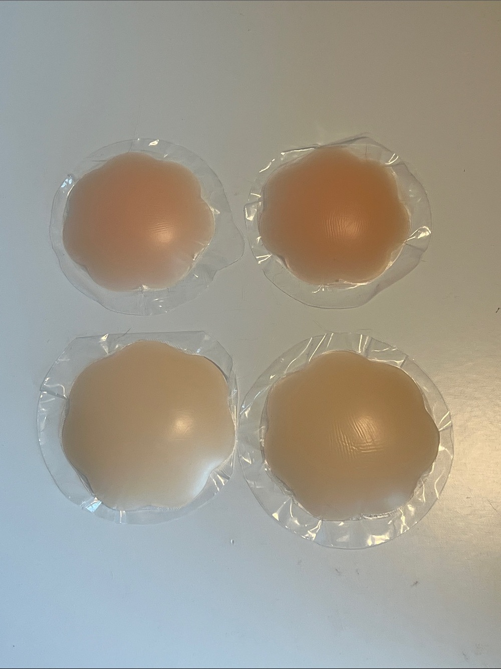 2 Sets of Beige Nipple Covers